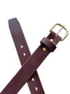 5 Miler Belt Matte Brown No background