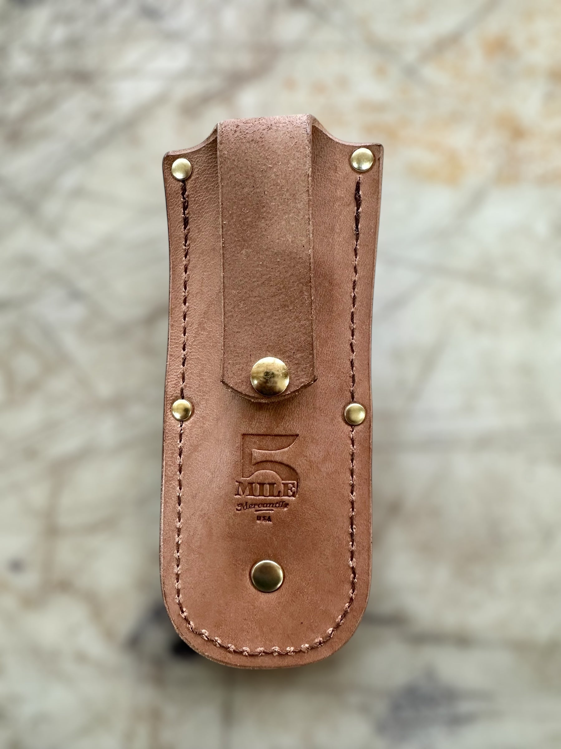 Stanley 199® Utility Blade Sheath (Knife not included) / Horween Horse Strip / Firmness: Hard