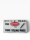 Box of Cross fibre soling nails on a white background