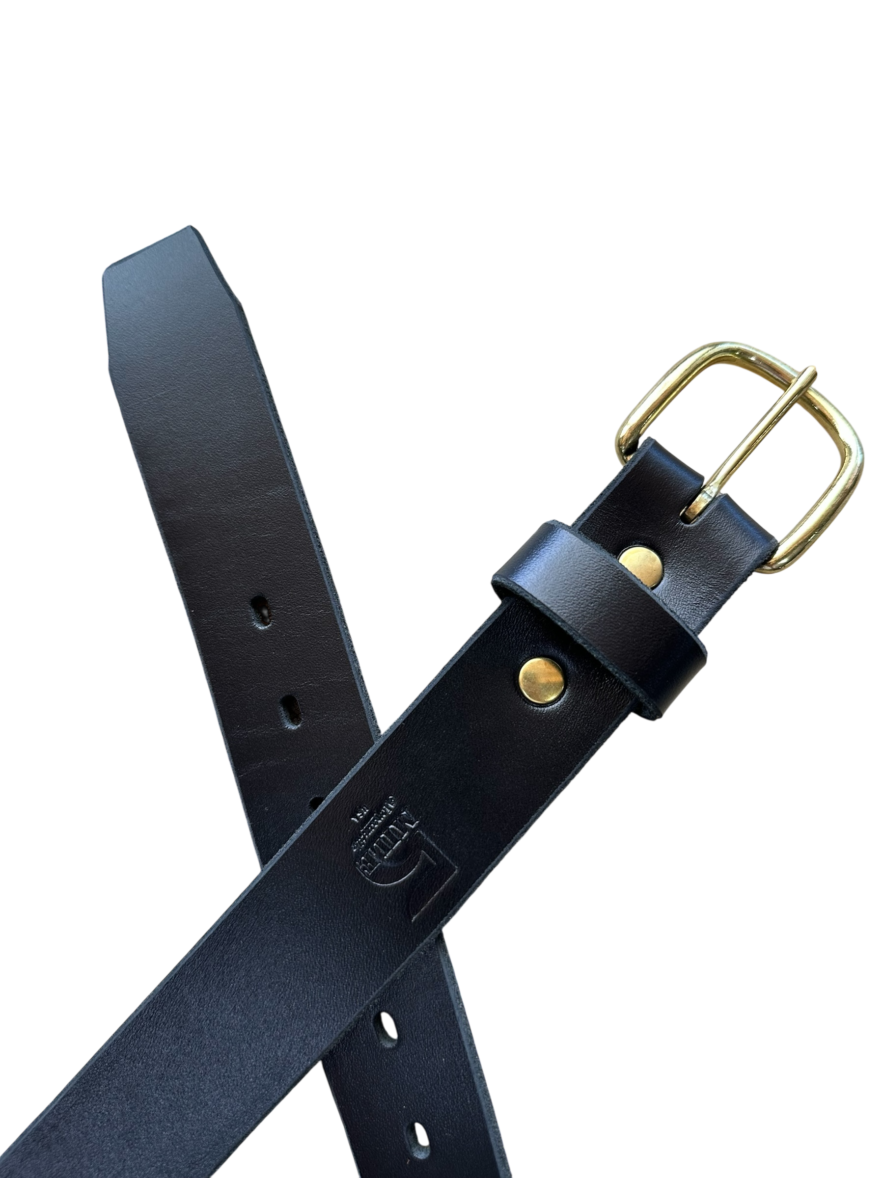 5 Miler Belt Black Satin No Background