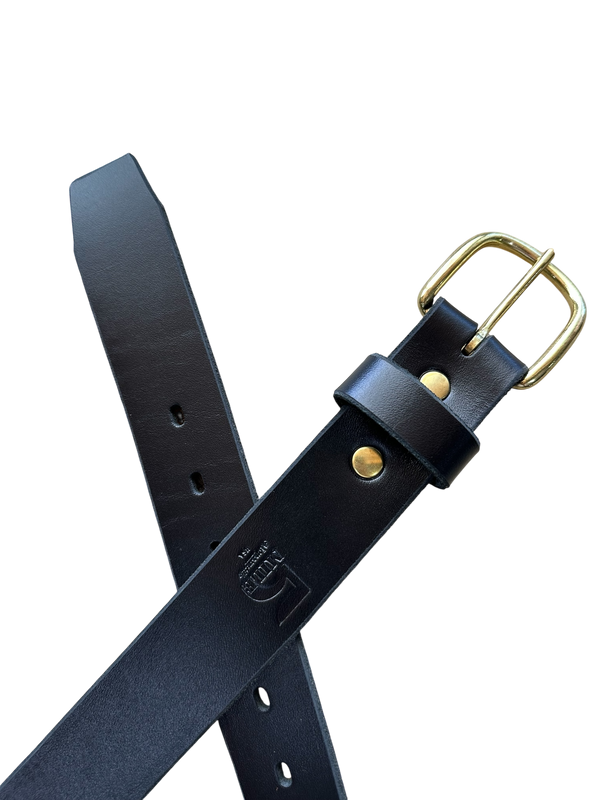 5 Miler Belt Black Satin No Background