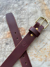 5 Miler Belt Matte Brown On Cutting Table