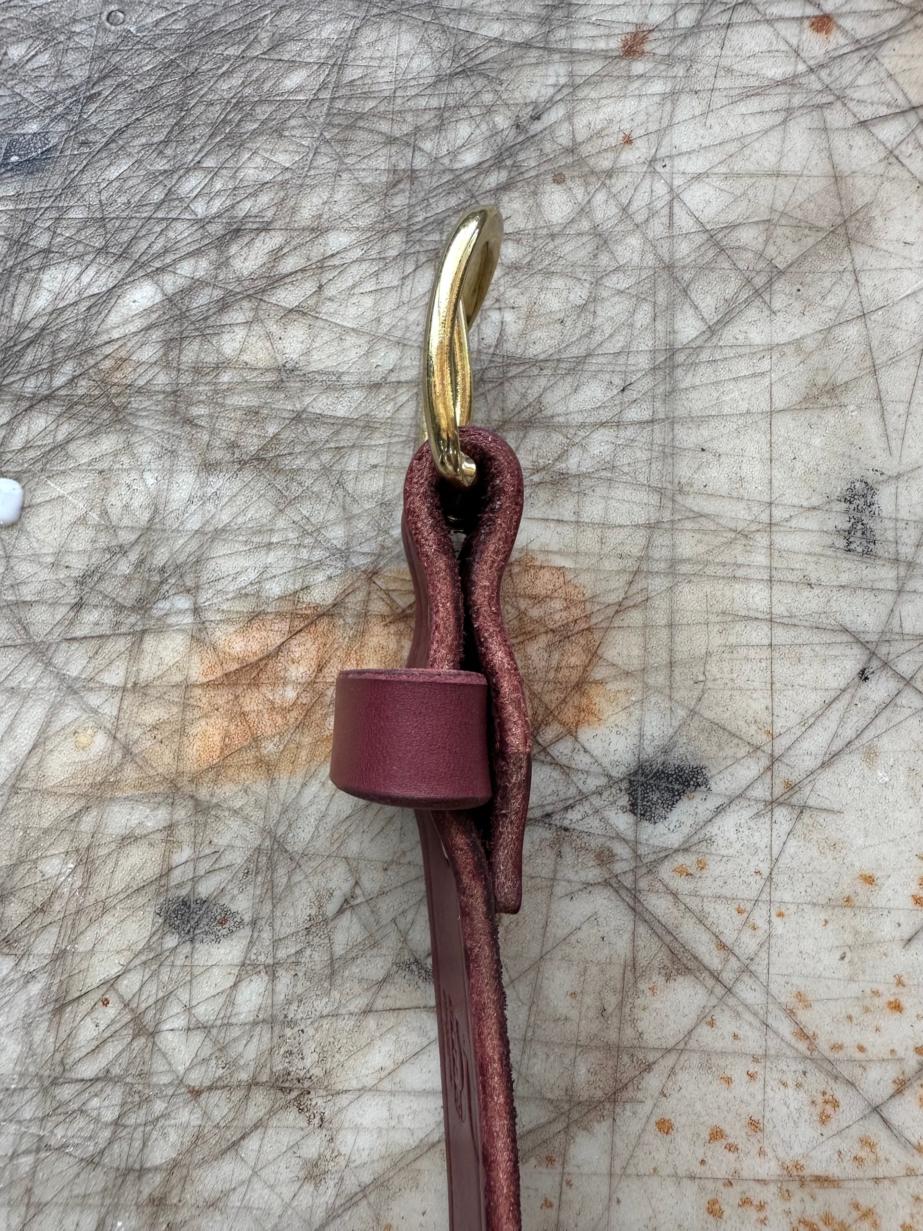 Granger Belt / Mahogany Veg Tan / Stiffness: Firm / Width: 1.5''
