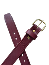 Granger Belt / Mahogany Veg Tan / Stiffness: Firm / Width: 1.5''