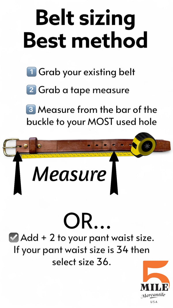 Belt Sizing Guide
