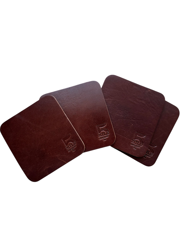 Brown coasters no background 