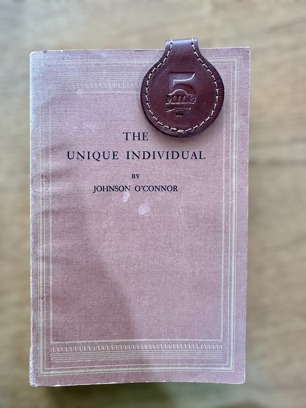 Magnetic Leather Bookmark