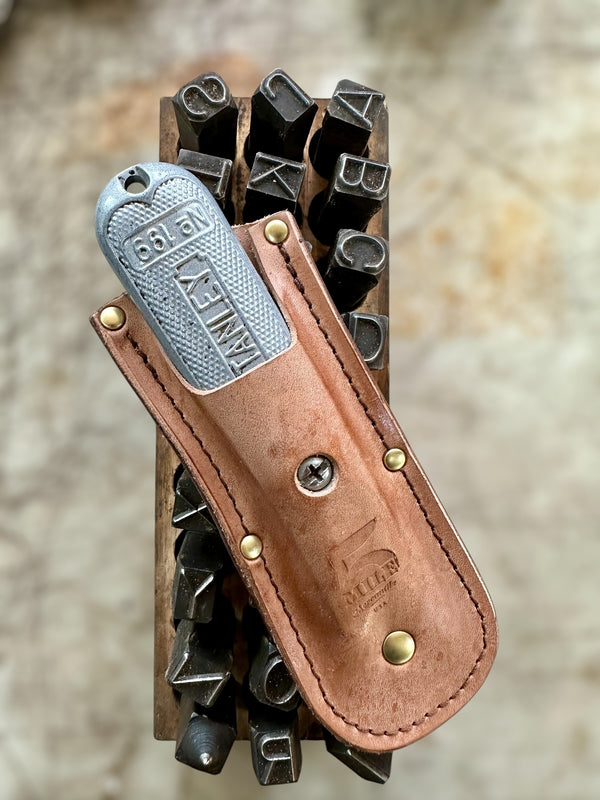 Stanley 199® Utility Blade Sheath (Knife not included) / Horween Horse Strip / Firmness: Hard