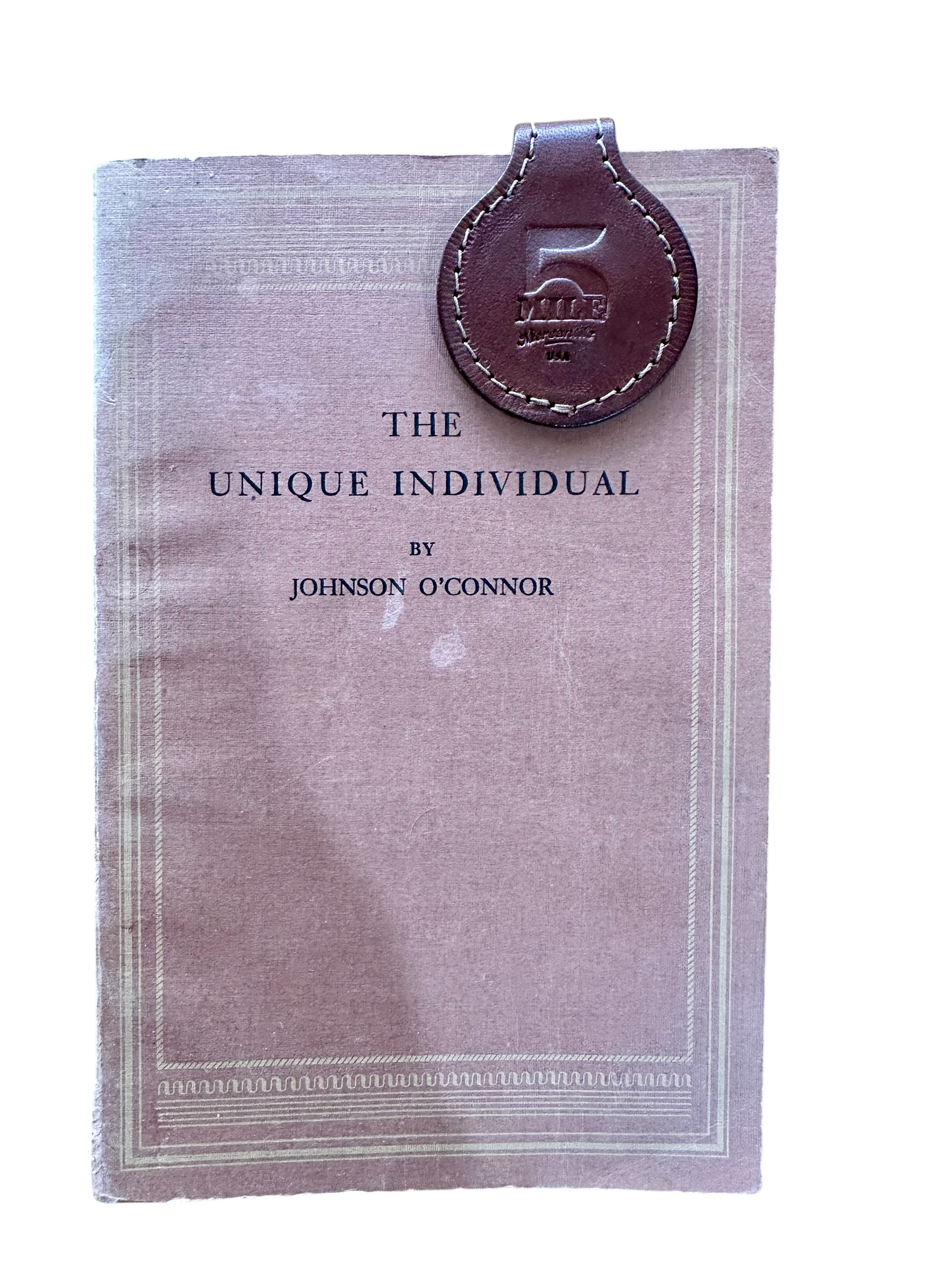 Magnetic Leather Bookmark