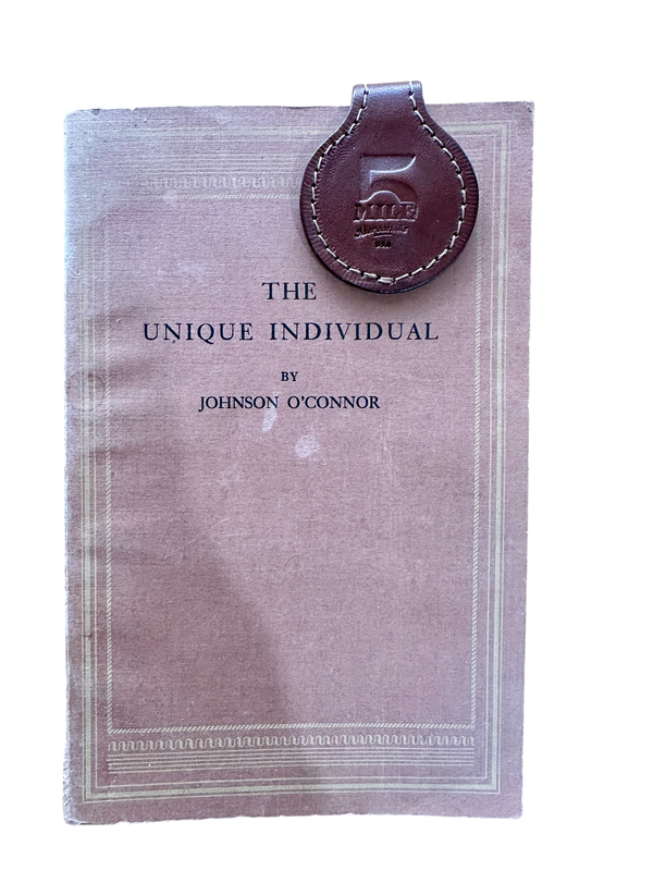 Magnetic Leather Bookmark