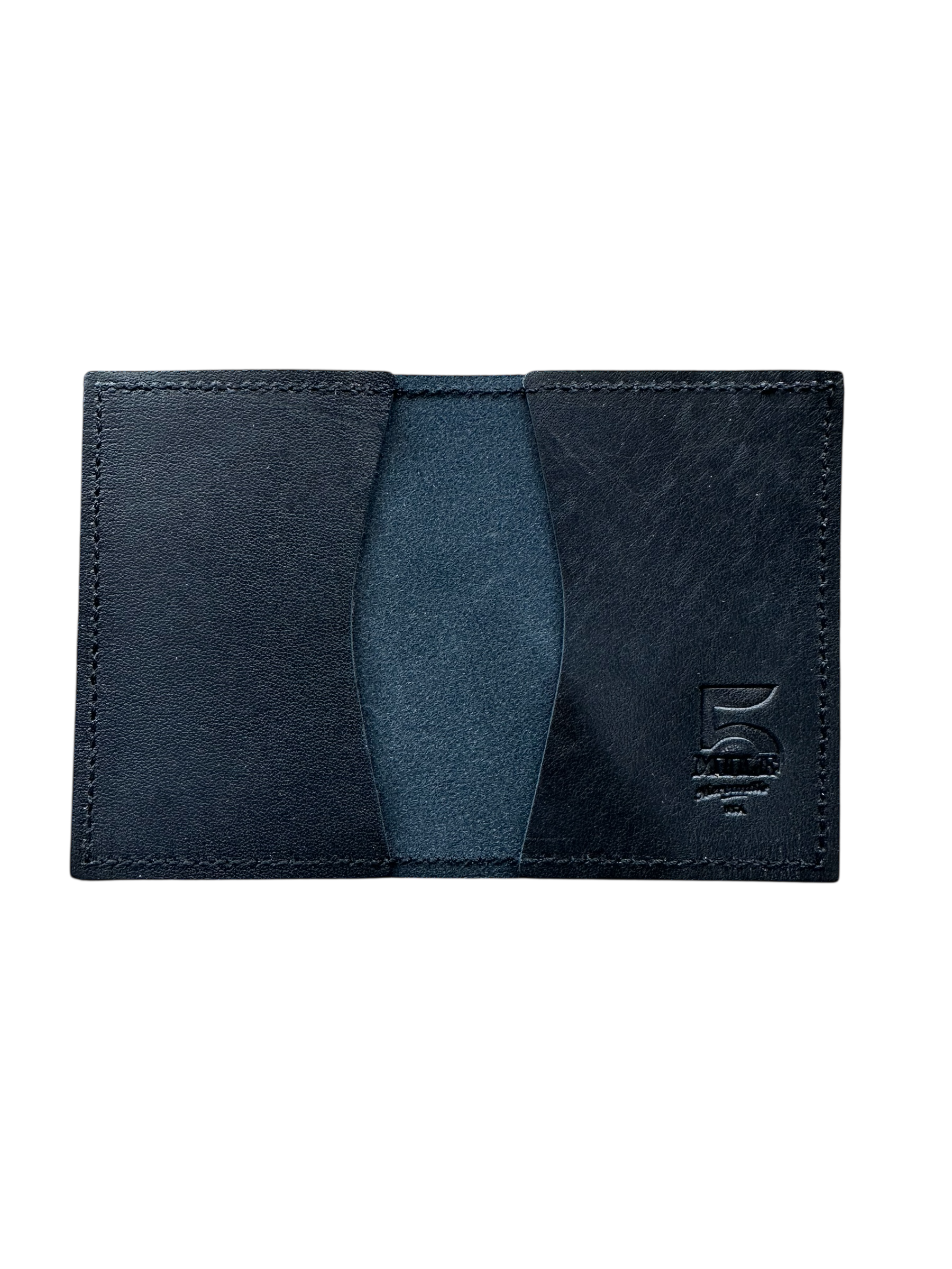 Folding card wallet black no background