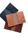 Folding card wallets brown, black, and coffee no background