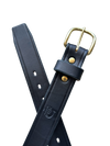 Granger Belt Black Veg Tan no background