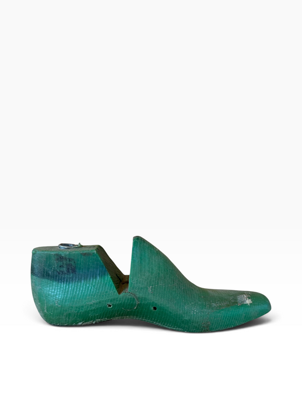 Shoemaking Boot Last Green Semi-pointed Lower Heel Boot Last (USED) Batch 14