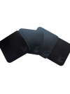 black coasters no background